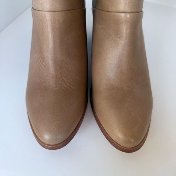 NWOB Nisolo Women's Dari Heeled Ankle Bootie in Almond Tan Leather Size 8.5 - Picture 11 of 15